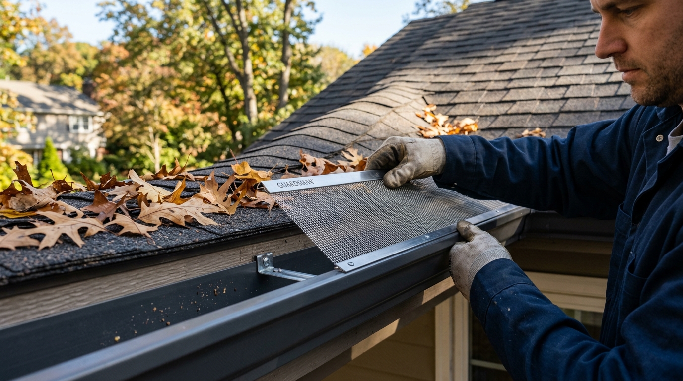 Gutter guard installation