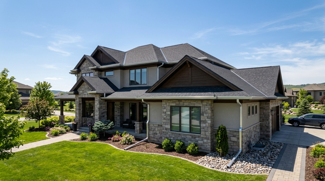 New gutter installation